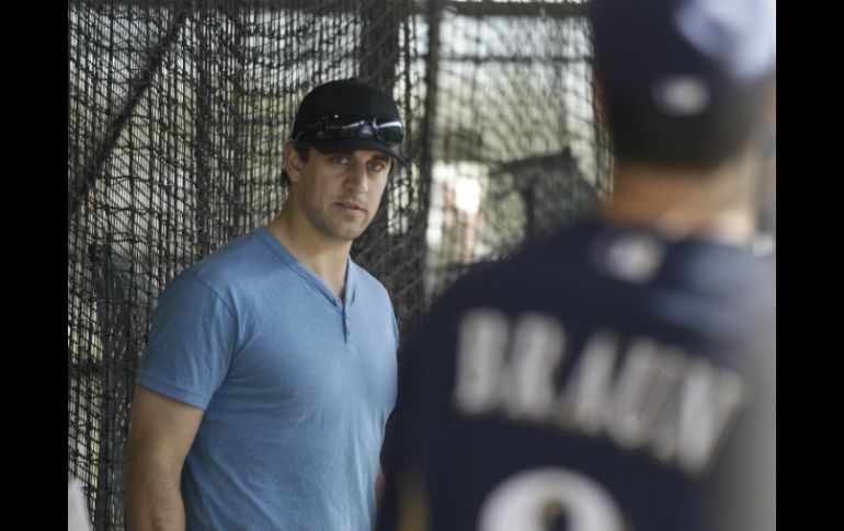 Aaron y Ryan Braun son muy cercanos e incluso se han visitado en entrenamientos. AP /