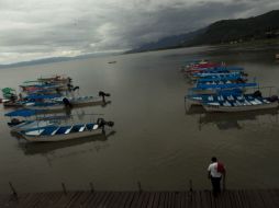 Imagen del malecón de Chapala del miércoles 24 de julio. ARCHIVO /