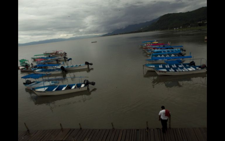 Imagen del malecón de Chapala del miércoles 24 de julio. ARCHIVO /