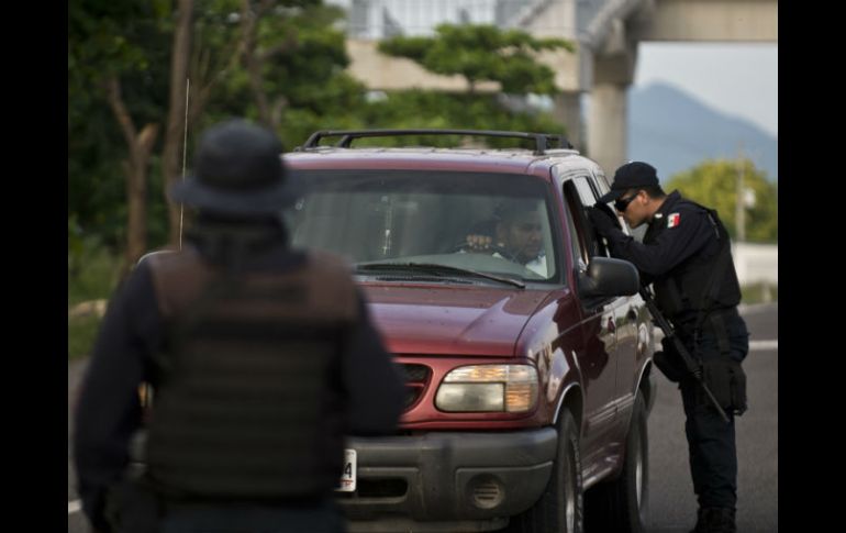 Fuertes operativos se dispersan en Michoacán tras el aumento de la violencia en el Estado. AFP /