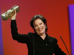 Bernadette Lafont, ganó en 1985 el premio César de la Academia francesa de Cine a la mejor actriz secundaria. AFP /