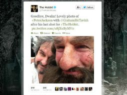 Las imágenes aparecieron en la cuenta de Twitter de la película (@TheHobbitMovie). ESPECIAL /