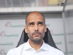 Guardiola tiene un debut oficial poco afortunado con el Bayern. EFE /