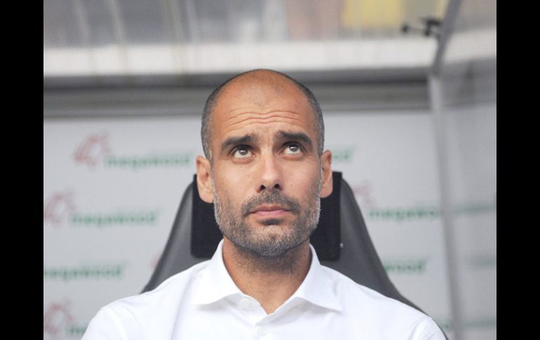 Guardiola tiene un debut oficial poco afortunado con el Bayern. EFE /