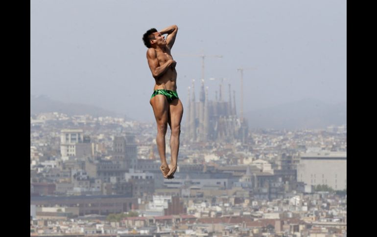 Germán Sánchez avanza séptimo a la final en Montjuic. AP /