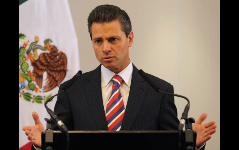 Peña Nieto recibirá la distinción en el salón Manuel Ávila Camacho de la residencia oficial de Los Pinos. ARCHIVO /