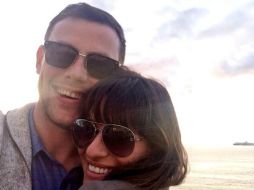 Lea Michele compartió una imagen junto a Cory, quien fue su novio durante más de un año. ESPECIAL /