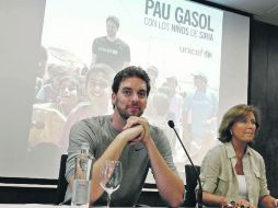 Gasol comparte sus vivencias como embajador de UNICEF tras su experiencia en el campo de refugiados de Domiz. EFE /