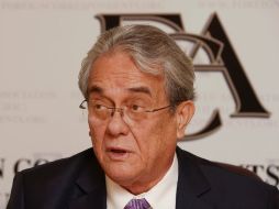 El ministro de la Presidencia de las Islas Marshall, Tony de Brum, durante su alocución. AFP /