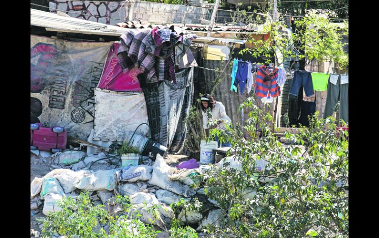 Rancho Nuevo. Vivienda que muestra las carencias que viven algunas familias. EL INFORMADOR /