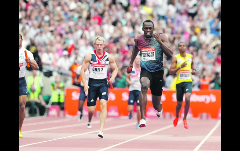 El atractivo. Usain Bolt es la gran estrella para el Mundial de Atletismo, que se desarrollará en Moscú a partir de la próxima semana. AP /