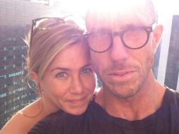 Jennifer Aniston y su estilista de cabello Chris McMillan. ESPECIAL /