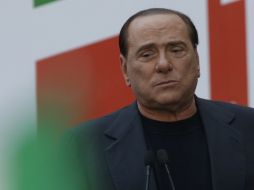 Silvio Berlusconi fue condenado el jueves pasado por la Corte Suprema a cuatro años de cárcel por fraude fiscal. ARCHIVO /