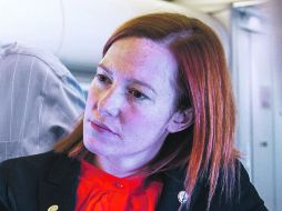 Jen Psaki, portavoz del Departamento de  Estado estadounidense, resaltó que la medida no es producto de nuevas amenazas. AP /