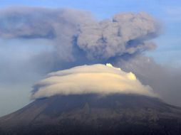 El Semáforo de Alerta Volcánica se encuentra en Amarillo Fase 2, por actividad reciente de Volcán Popocatépetl. NTX /