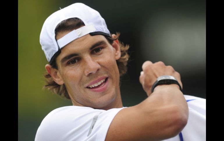 Rafa hará su debut en singles el próximo miércoles ante Jesse Levine. ARCHIVO /