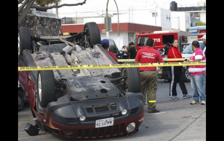 En volcaduras han perdido la vida 34 jóvenes en lo que va de 2013. ARCHIVO /