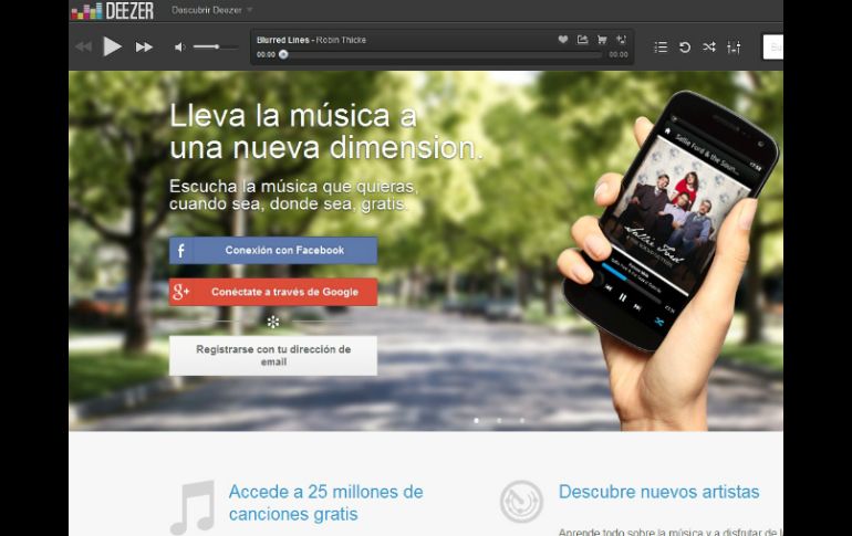 La app permite al usuario compartir los temas y playlists que más les gusten y recomendar sus nuevos descubrimientos musicales. ESPECIAL /