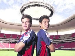 Carlos Fierro (izq) y Giovani Casillas ganaron el Mundial Sub-17 de México 2011 y aún no se consolidan en Primera. MEXSPORT /