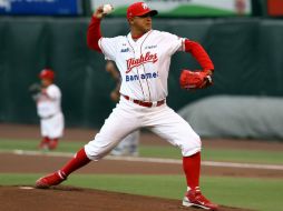 Marco Duarte carga con la derrota para los Diablos. La serie es a ganar tres de cinco. MEXSPORT /