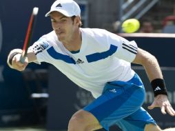 Andy Murray durante el partido contra Ernest Gulbis en el que termina derrotado por parciales 6-4 y 6-3. AP /