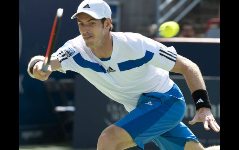 Andy Murray durante el partido contra Ernest Gulbis en el que termina derrotado por parciales 6-4 y 6-3. AP /