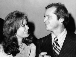 Karen Black y Jack Nicholson en la gala de ''Five easy pieces'' que le dio una nominación al Oscar (1970).  /