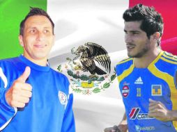 Ases del ''Chepo''. Christian Giménez y Damián Álvarez son las apuestas del estratega nacional para levantar al Tricolor.  /