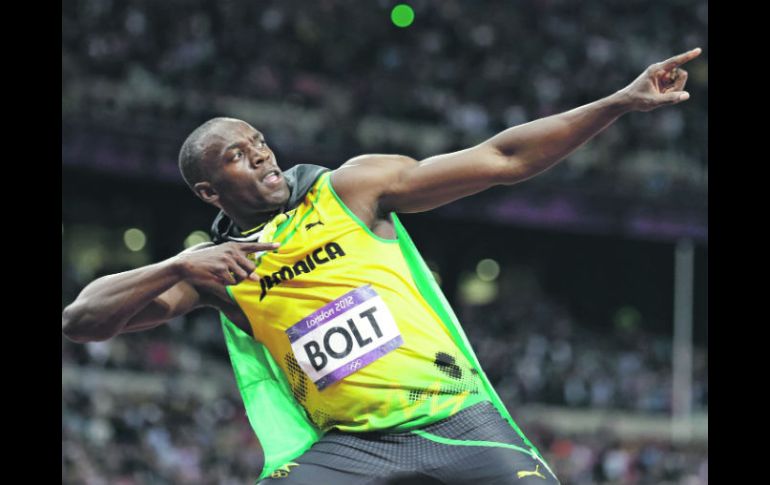 Usain Bolt busca tres medallas para convertirse en el más laureado en la historia de los Mundiales. AP /