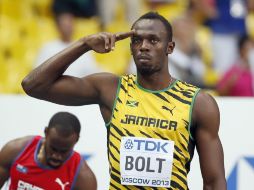 Mañana, doble sesión para Bolt. Por la mañana, la penúltima ronda de 100 y, si no hay contratiempos, la final a las 21.50 (17.50 GMT). EFE /