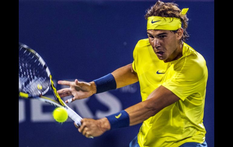 Rafa no quiso adelantarse y alabó las condiciones de su rival en la final. AFP /