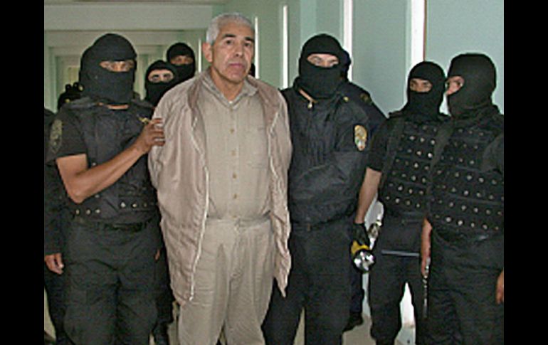 Foto de archivo de Caro Quintero en 2005, quien fue liberado el pasado viernes tras cumplir su sentencia por narcotráfico. ARCHIVO /