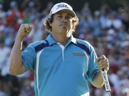 Dufner celebró su triunfo en el PGA Championship. AP /