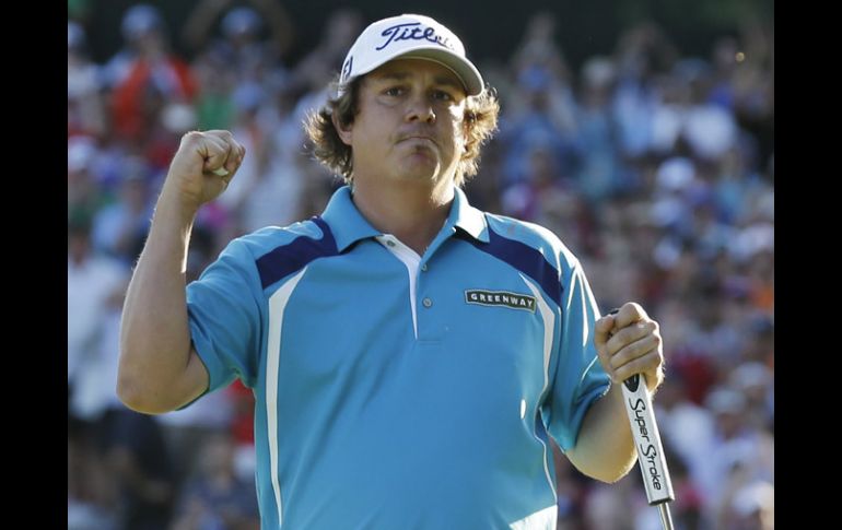 Dufner celebró su triunfo en el PGA Championship. AP /