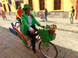 Los participantes de este circuito ciclista decoraron sus bicicletas, dándole colorido a las calles de Tequila. EL INFORMADOR /