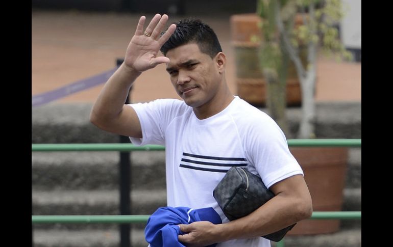 Teófilo Gutiérrez aún no ha podido jugar con su nuevo equipo, pero se encuentra entrenando para no perder condición. ARCHIVO /