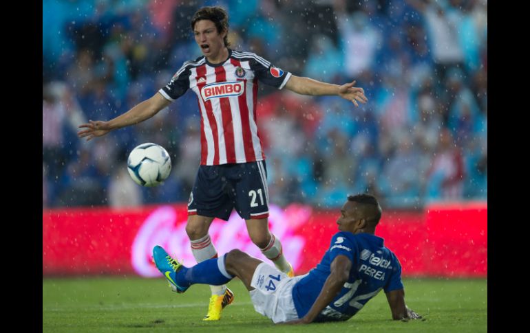 Carlos Fierro tuvo una destacada actuación ante Cruz Azul. MEXSPORT /