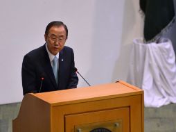 El secretario general de la ONU, Ban Ki-moon, viajará a final de semana a la región de Oriente Medio. AFP /