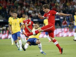 Suiza derrotó a Brasil que venía de ser campeón en la Copa Confederaciones. EFE /