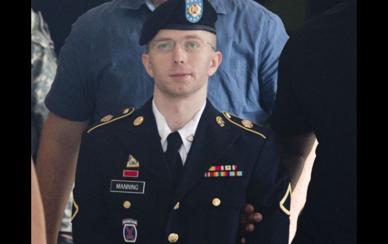 Bradley Manning pide perdón a su país y admite haber sido un iluso al pensar que podría cambiar al mundo. AFP /