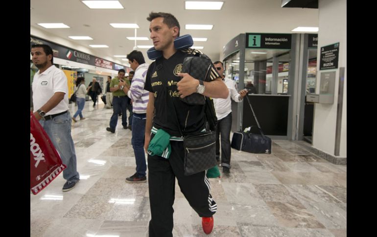 Christian 'Chaco' Giménez se mostró agradecido por su debut con la Seleccion Nacional en Nueva York. MEXSPORT /