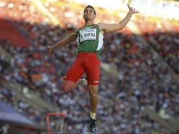 Luis Rivera, primer medallista mexicano en una prueba de campo durante Moscú 2013. EFE /