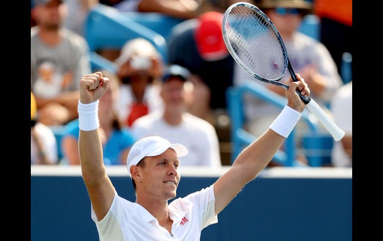 Tomas Berdych se impuso a Murray en la cancha central del Masters 1000 de Cincinnati. AFP /