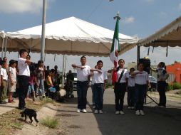 Imagen del acto de clausura en el fraccionamiento Chulavista.  /