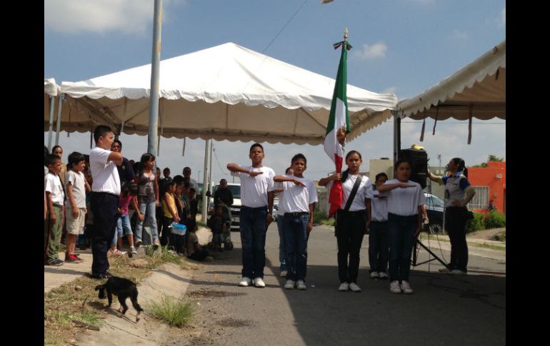 Imagen del acto de clausura en el fraccionamiento Chulavista.  /