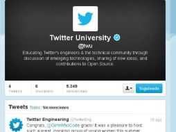 Los tuiteros podrán adquirir los conocimientos on-line siguiendo la cuenta oficial @TwU. ESPECIAL /