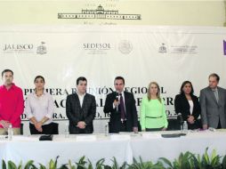 La reunión en el instituto Cabañas. Delegados y autoridades de Desarrollo Social del país participaron en el encuentro tapatío. ESPECIAL /