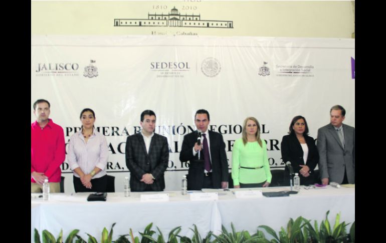 La reunión en el instituto Cabañas. Delegados y autoridades de Desarrollo Social del país participaron en el encuentro tapatío. ESPECIAL /