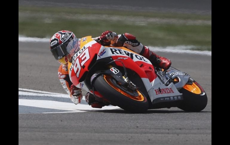 Una vez más, Márquez dio muestras de haber planificado a la perfección la carrera. EFE /