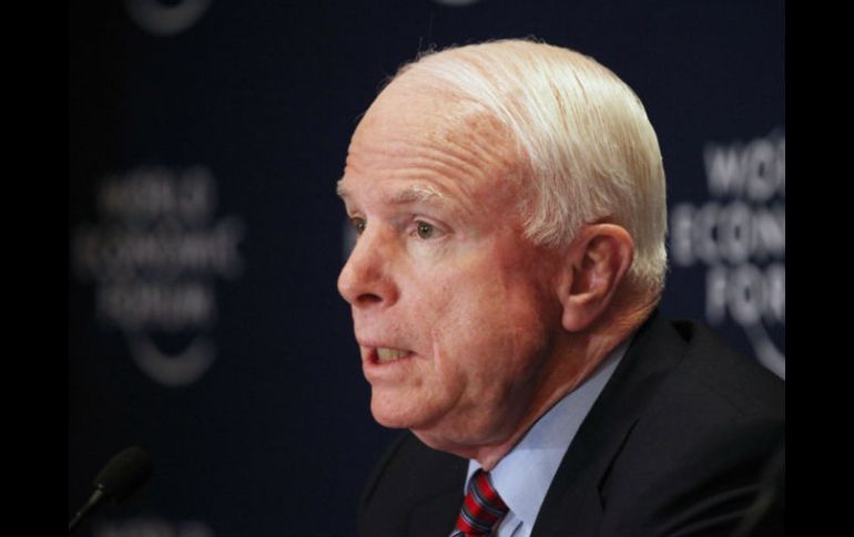 John McCain, urgió a suspender los mil 500 millones de dólares que Estados Unidos ofrece cada año a Egipto. ARCHIVO /